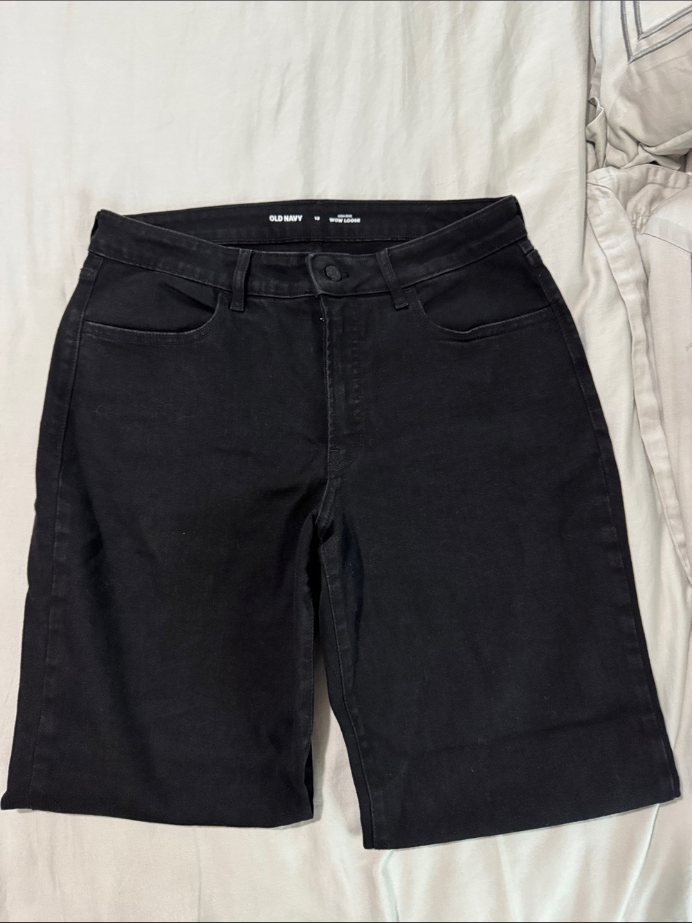 Old Navy Black Denim - High-Rise WOW Loose